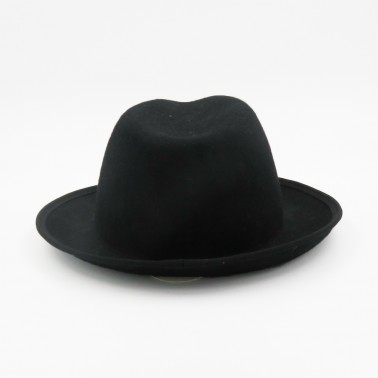 Porkpie Lior Noir Kanopi le chapeau français