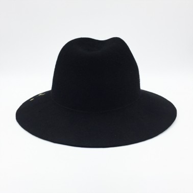 Black Indiana with Rivets kanopi the french hat since 1904