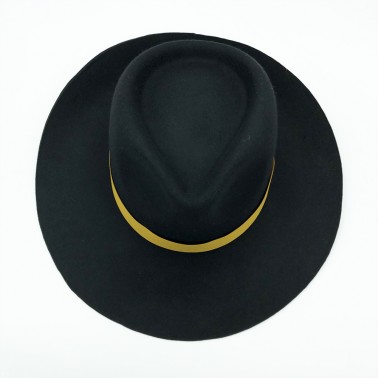 borsalino noir chapeau francais