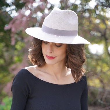 Chapeau femme imperméable en lin gris - Hatsquality