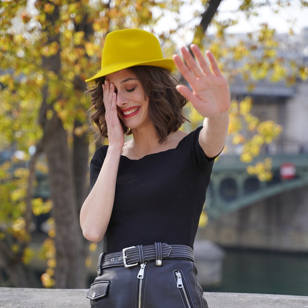 trilby moutarde kanopi le chapeau francais