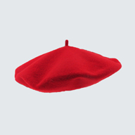 béret français rouge